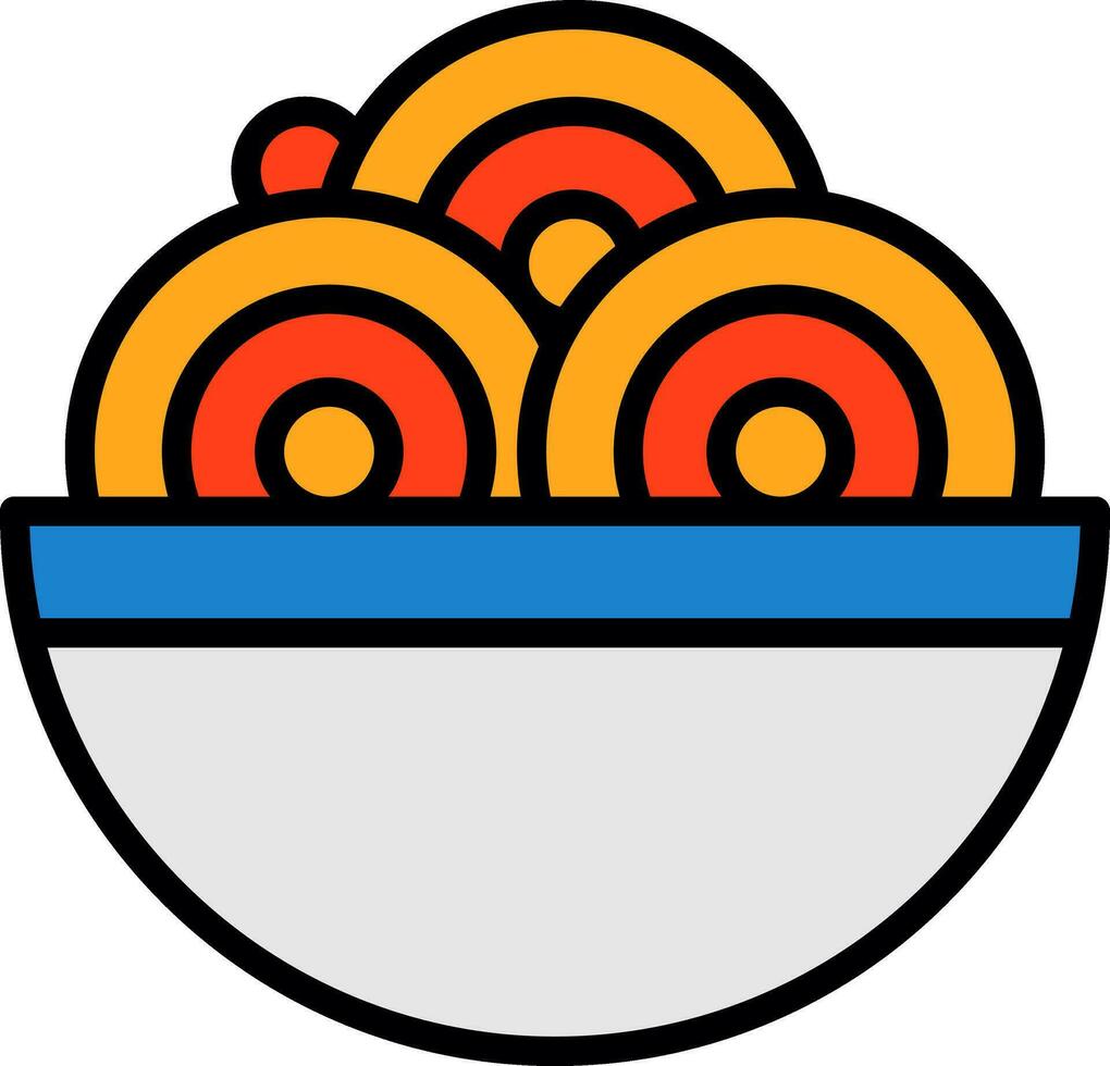 Pasta Vector Icon Design