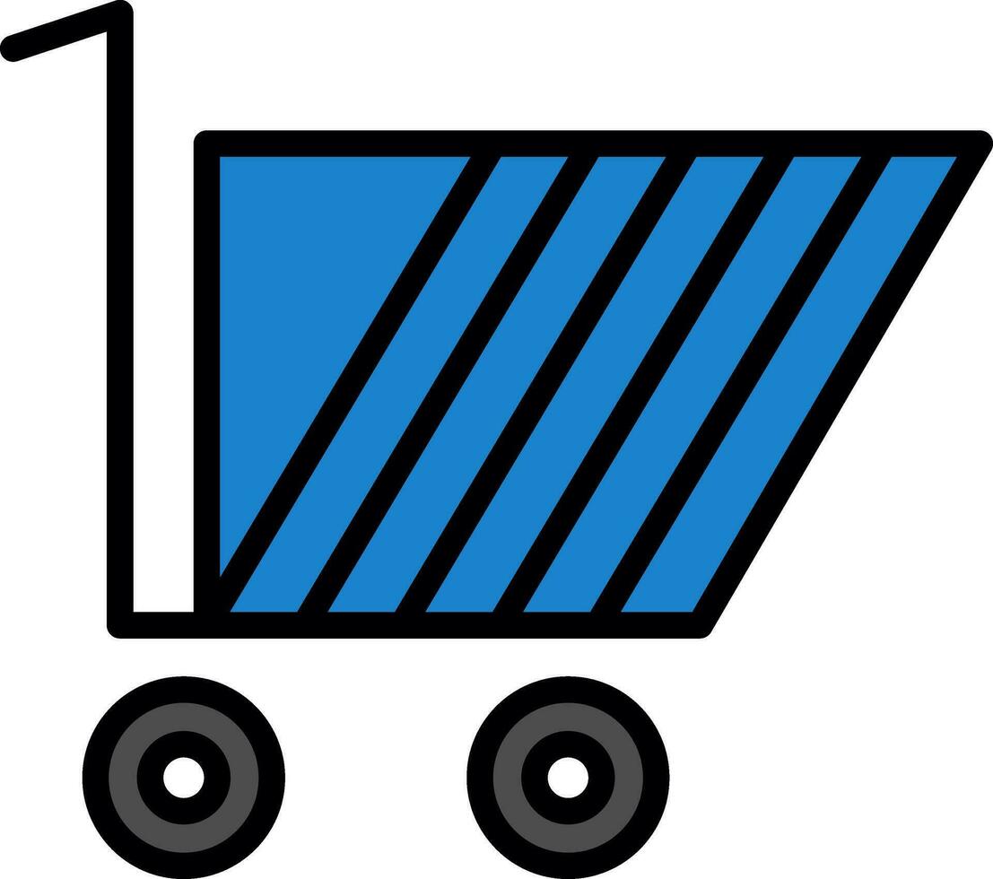 Trolley Vector Icon Design