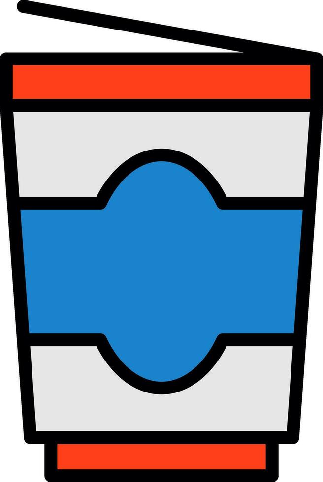 Yogurt Vector Icon Design