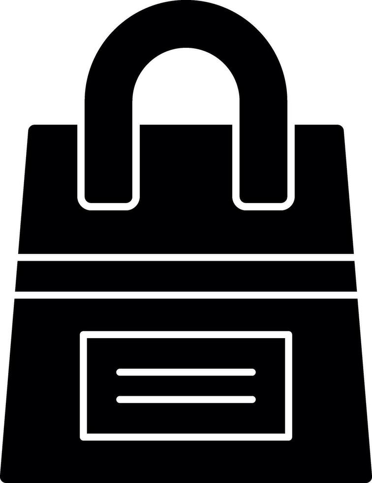 diseño de icono de vector de bolsa de compras