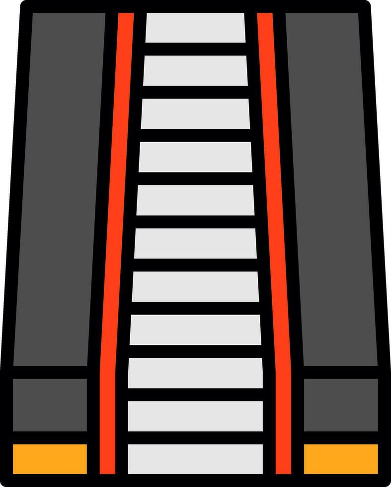 diseño de icono de vector de escalera mecánica