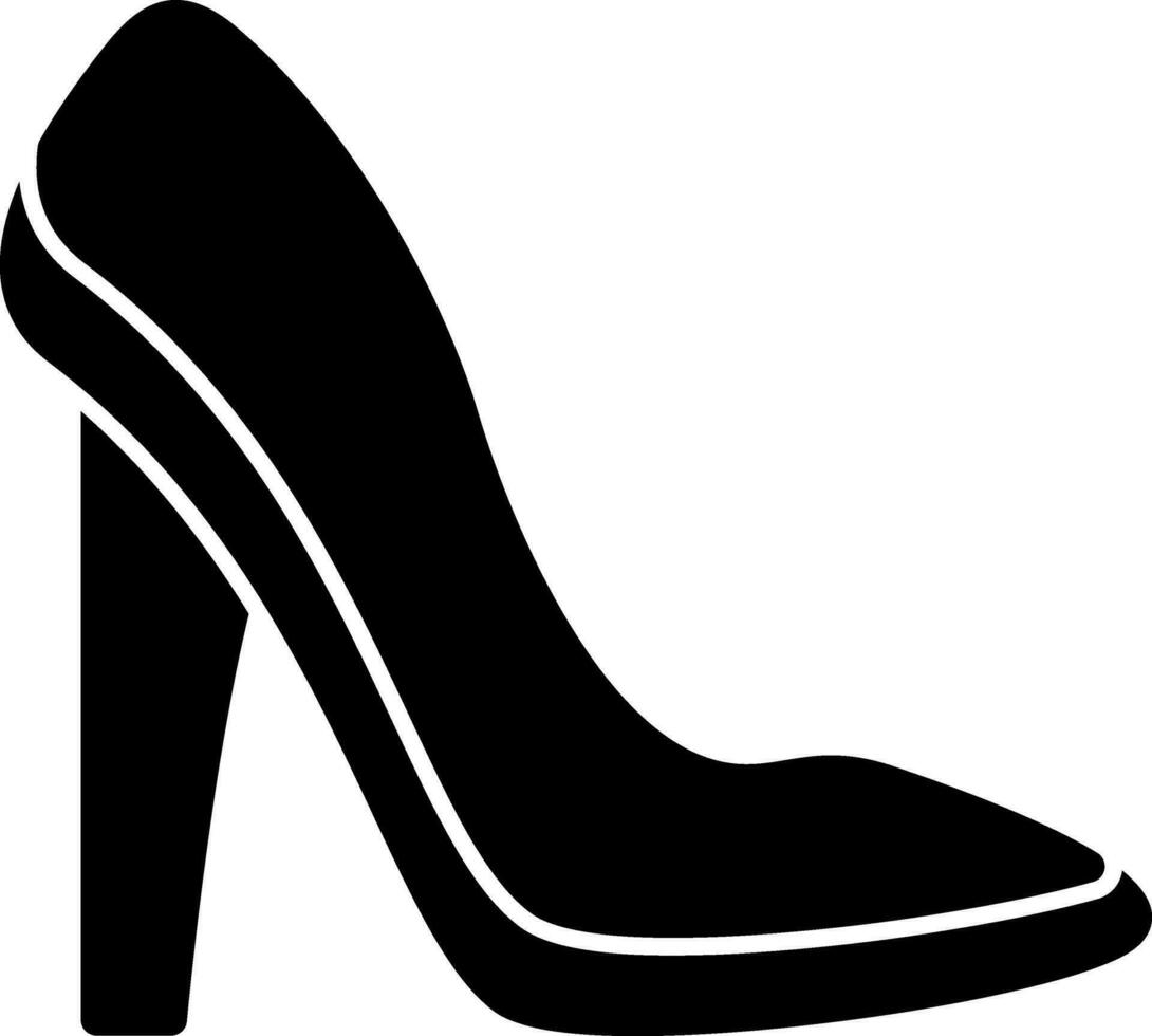 diseño de icono de vector de tacones altos