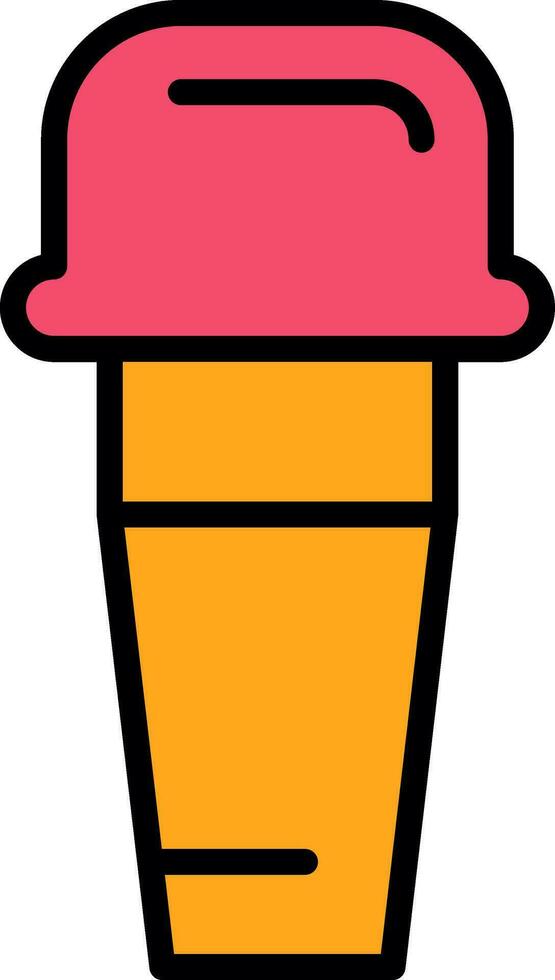 Ice Cream Vector Icon Design