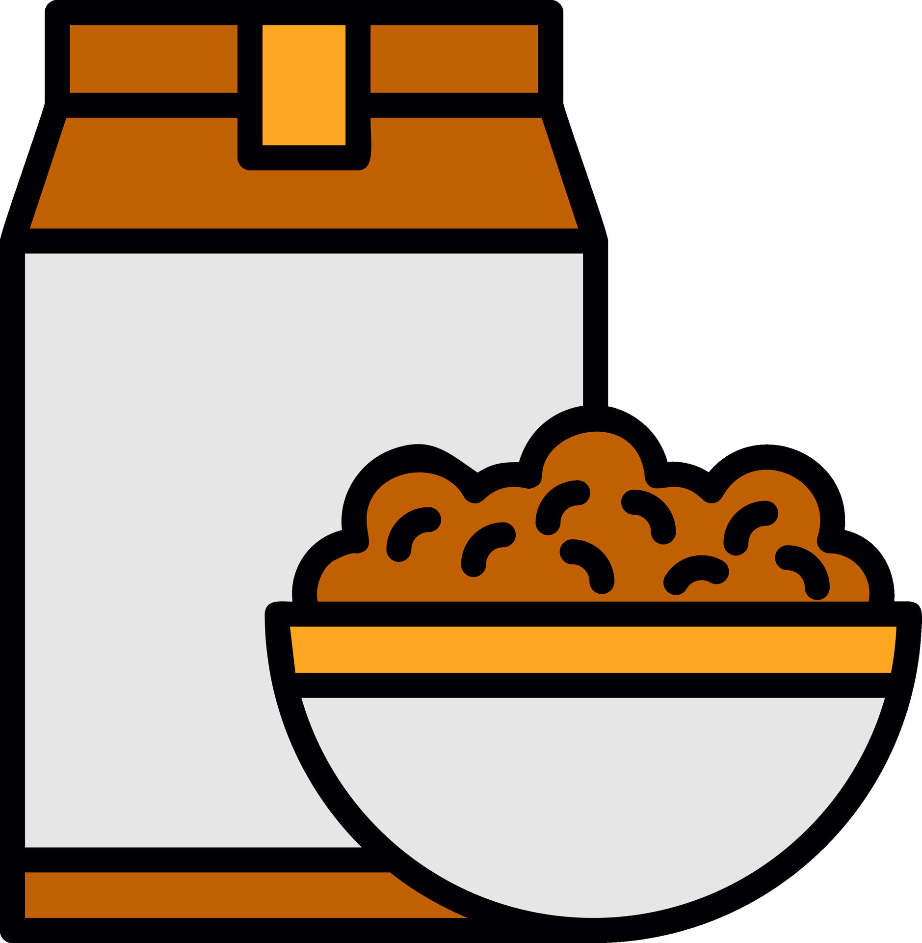 Cereal Vector Icon Design 26818429 Vector Art at Vecteezy