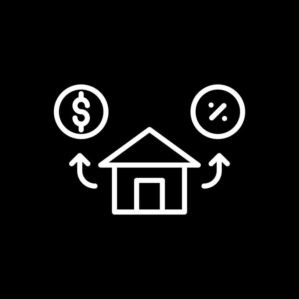 Mortgage Vector Icon Design