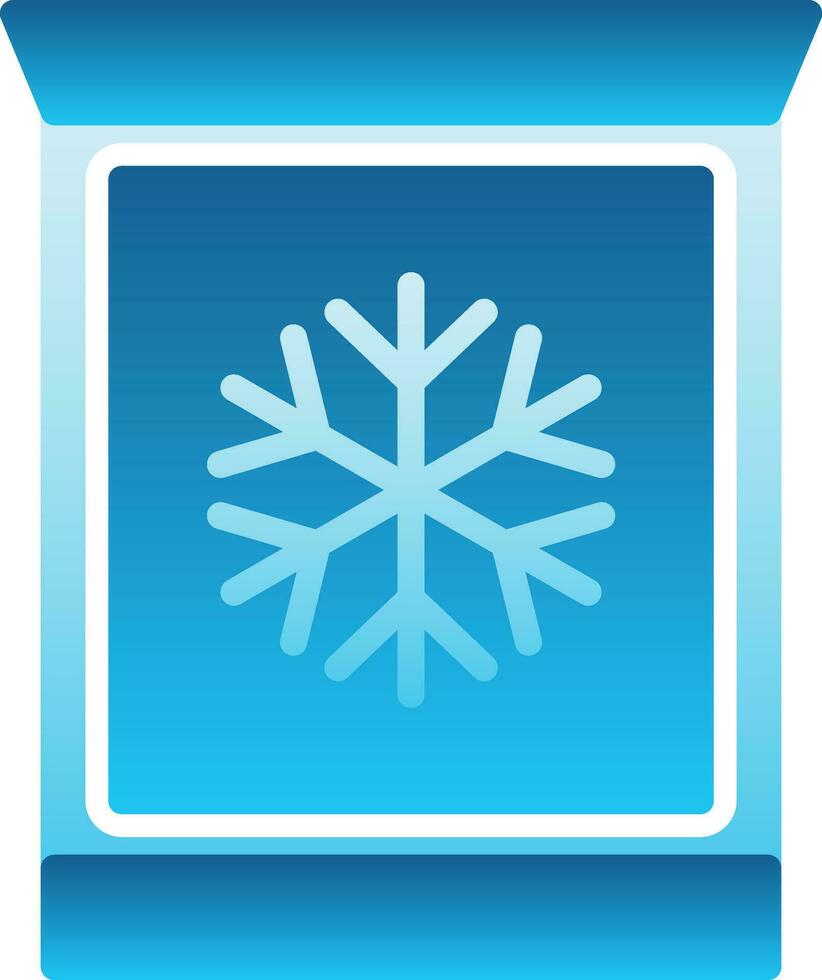 Frozen Goods Vector Icon Design