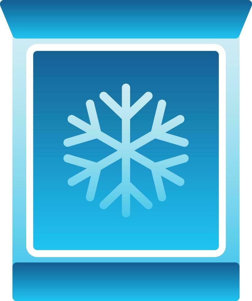 Frozen Goods Vector Icon Design