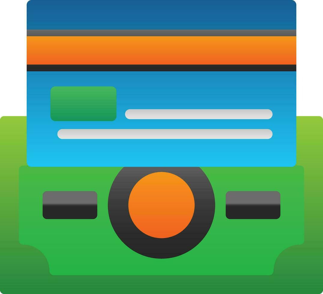Card Payment Vector Icon Design