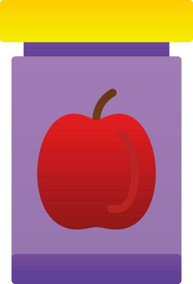 Apple Jam Vector Icon Design