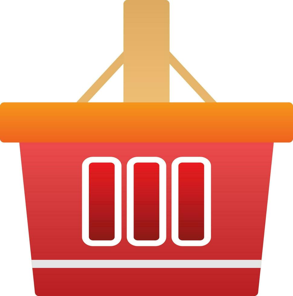 Basket Vector Icon Design