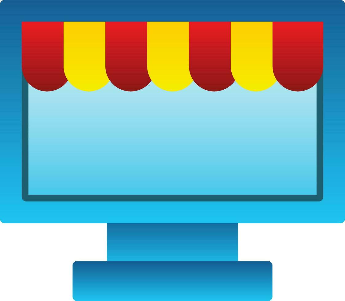 Online Store Vector Icon Design