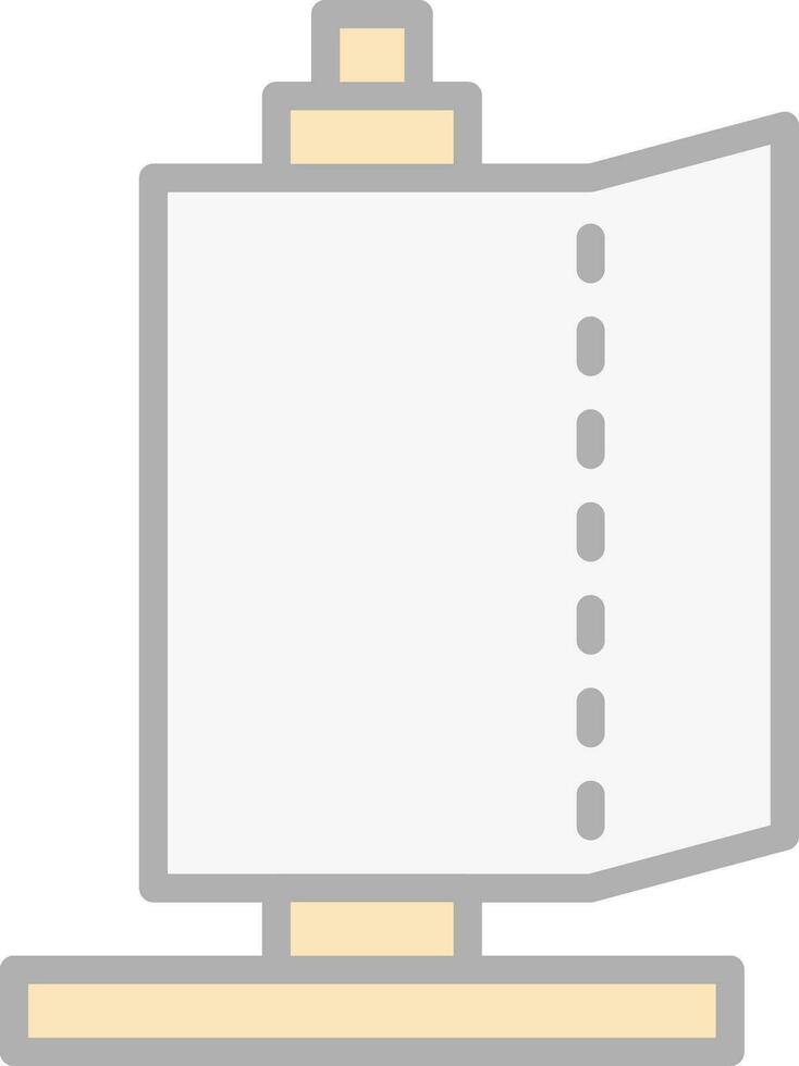 Toilet Paper Vector Icon Design