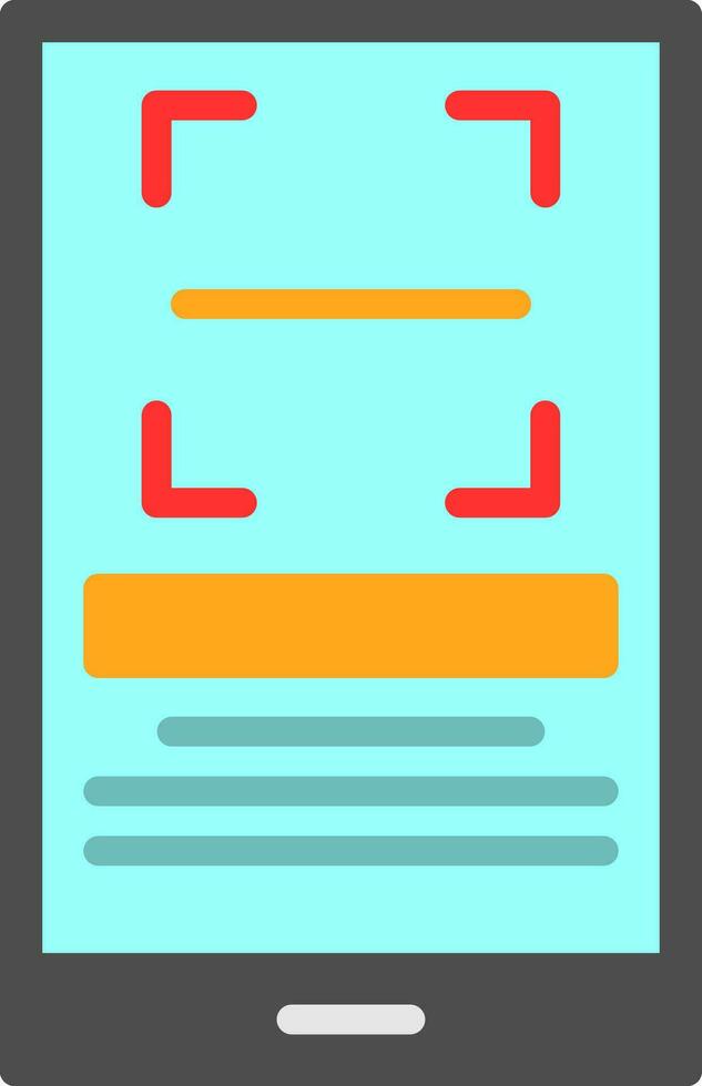 Qr Scan Vector Icon Design