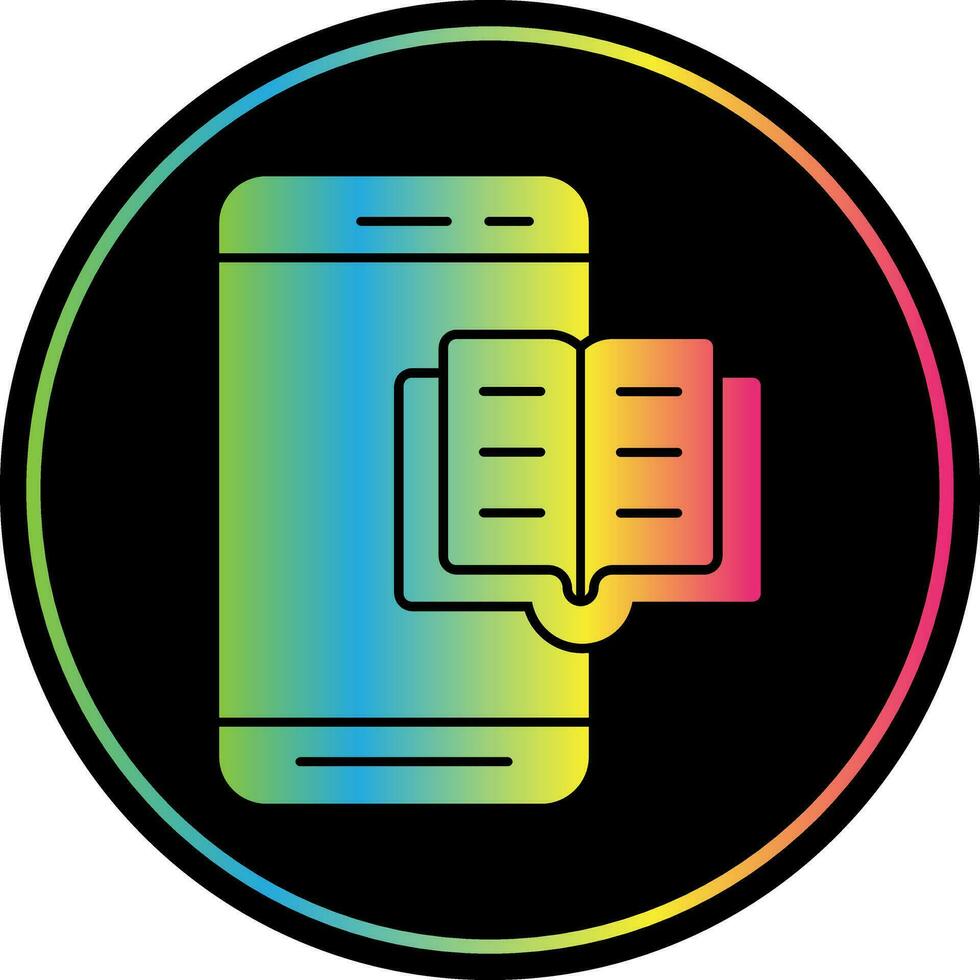 Reading Book  Vector Icon Design