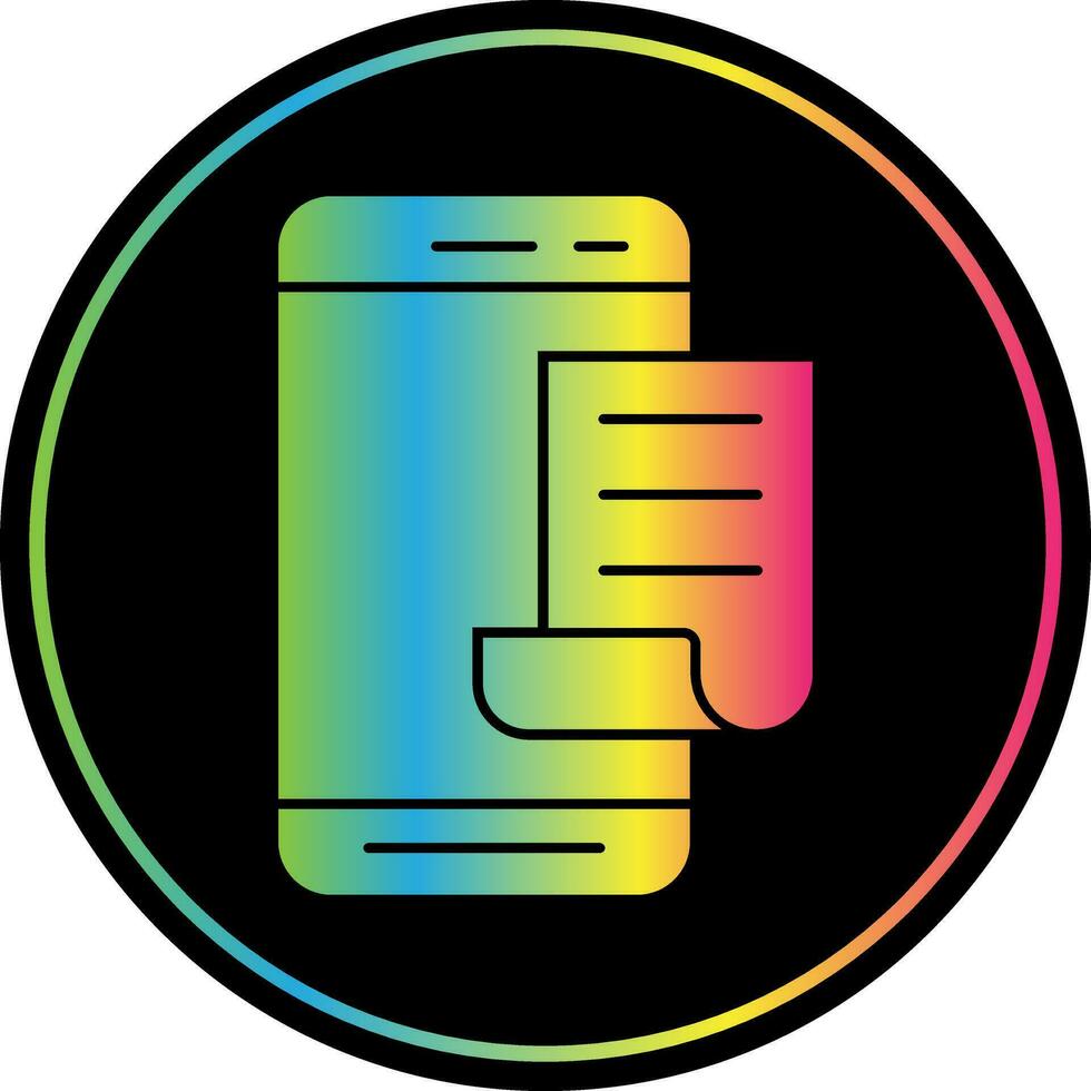Mobile File  Vector Icon Design