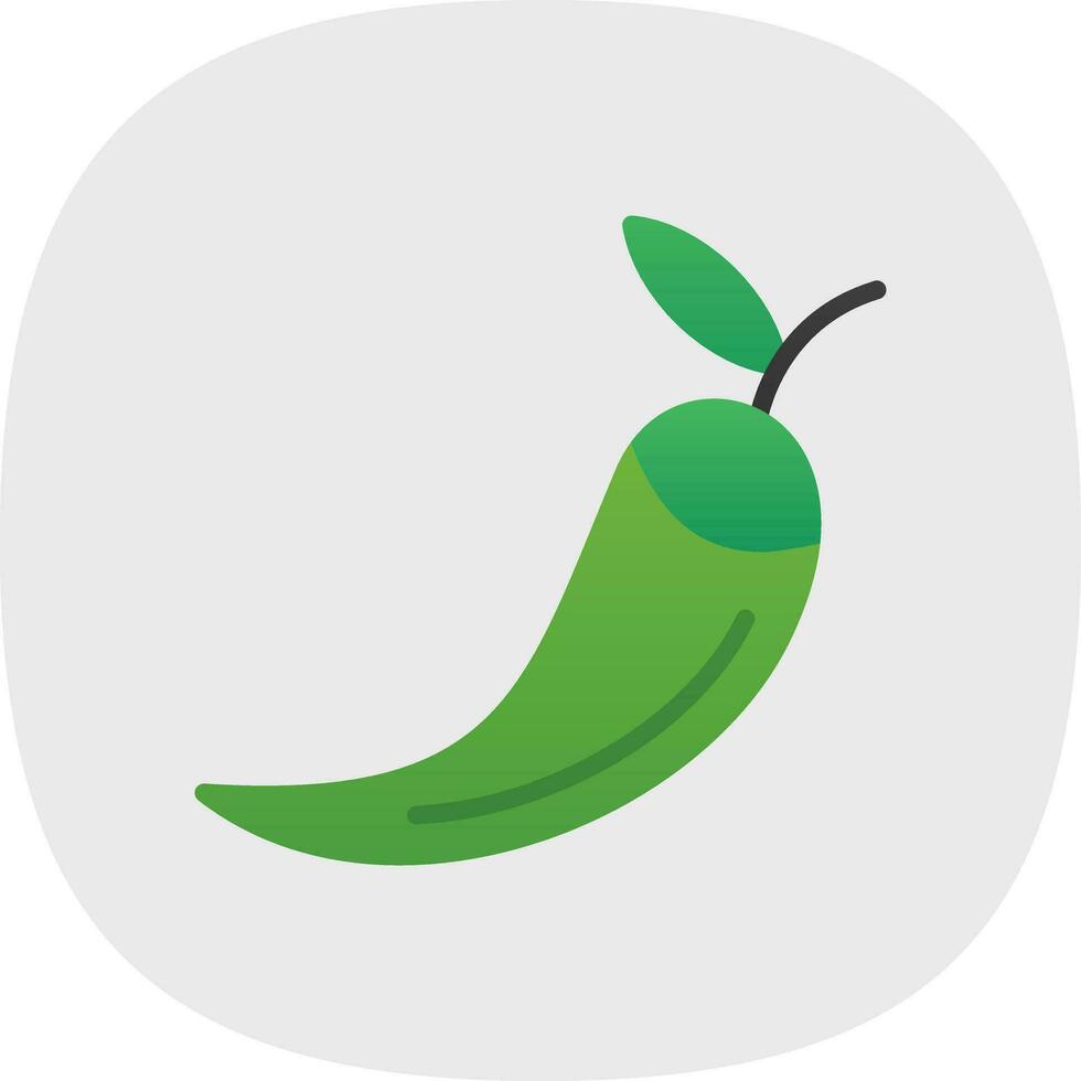 Chili Vector Icon Design