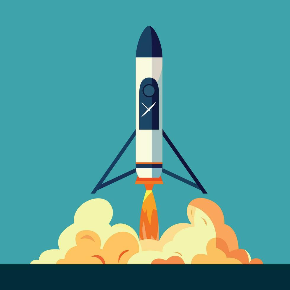 space shuttle launch pad vector