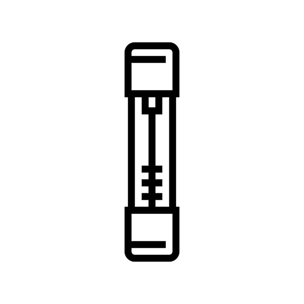 fusible eléctrico ingeniero línea icono vector ilustración