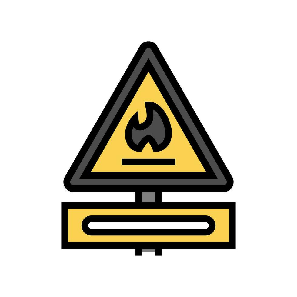 safety gas service color icon vector illustration