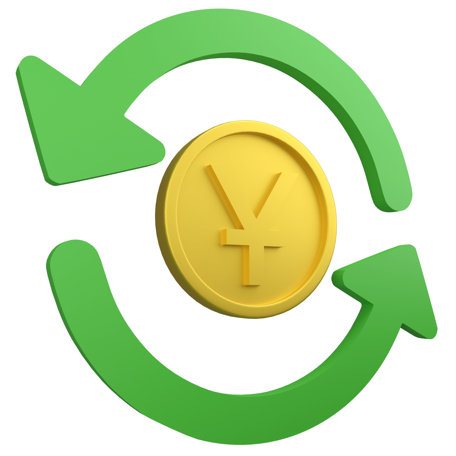 Chinese Yuan Cycle Trading Clipart Icon Isolated On Transparent chinese-yuan-cycle-trading-clipart-icon-isolated-on-transparent