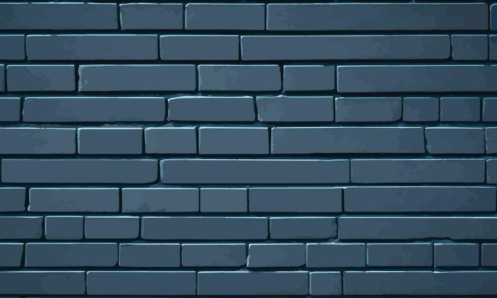 Brick wall blue surface texture background. brick wall pattern vector illustration