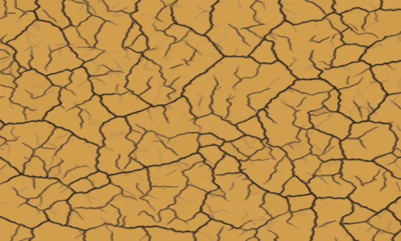 Dry soil brown surface cracked ground texture background. dry soil surface cracked ground texture vector