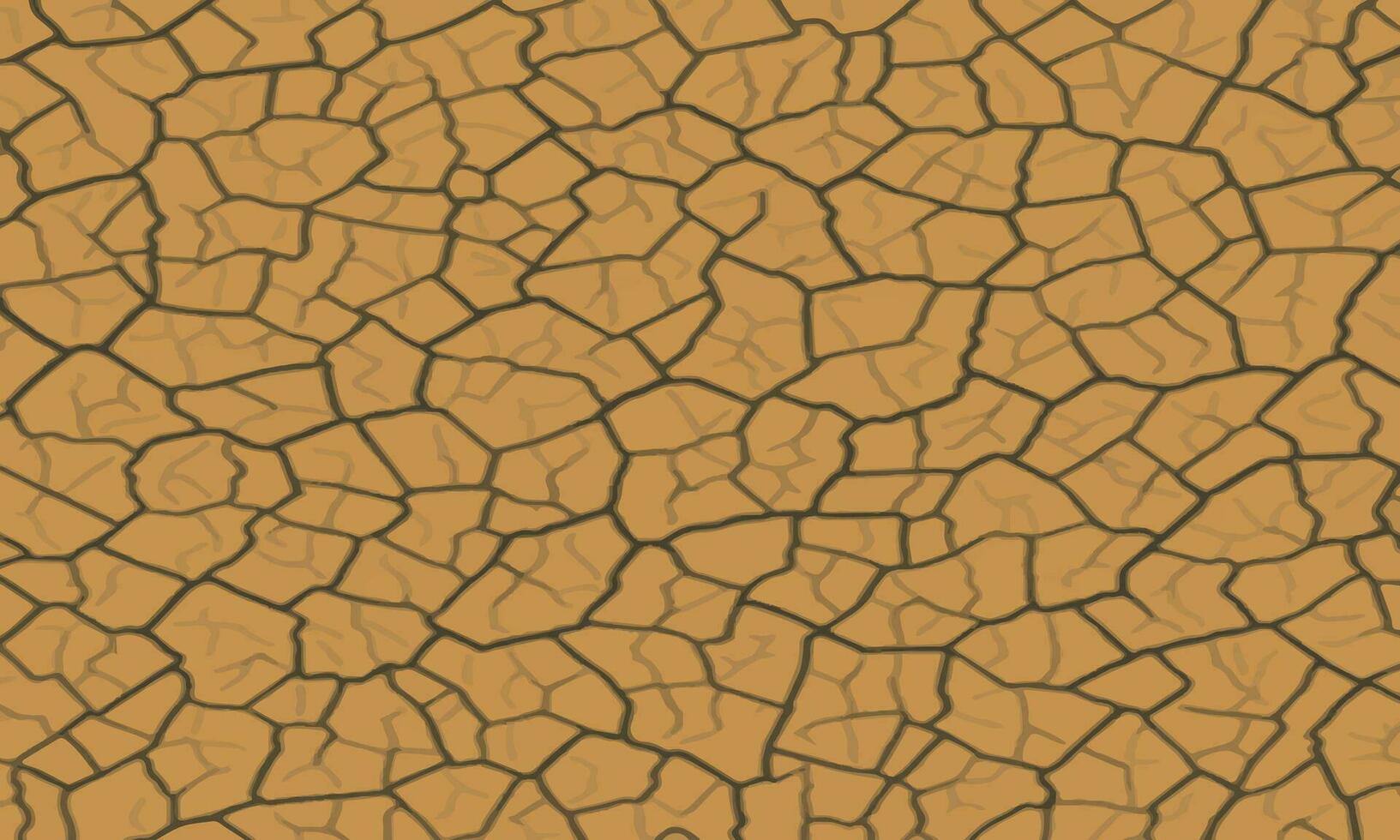 Dry soil brown surface cracked ground texture background. dry soil surface cracked ground texture vector