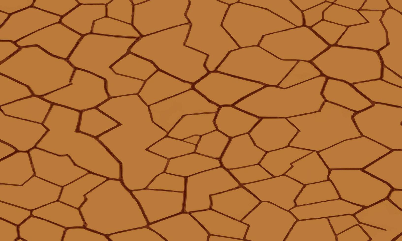 Dry soil brown surface cracked ground texture background. dry soil surface cracked ground texture vector