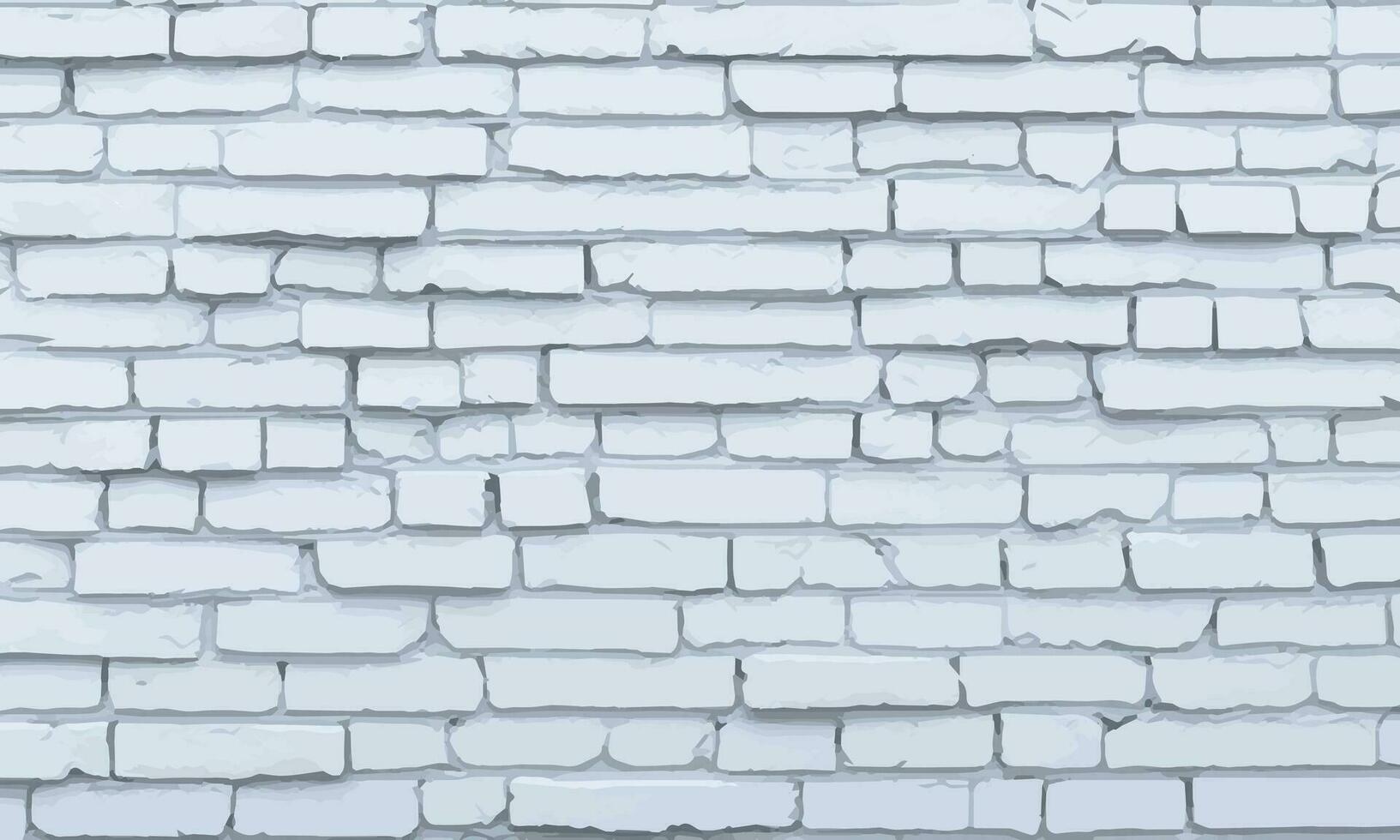 Brick wall white surface texture background. brick wall pattern vector illustration