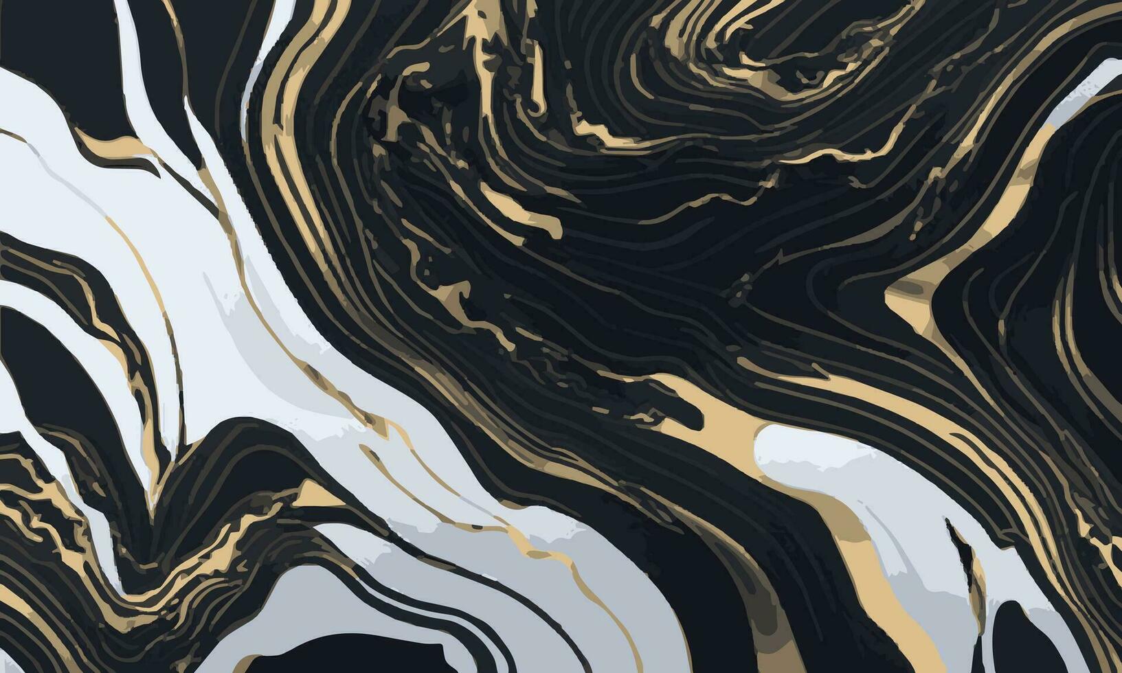 Marble black-gold surface texture background. luxury abstract pattern marble black vector illustration