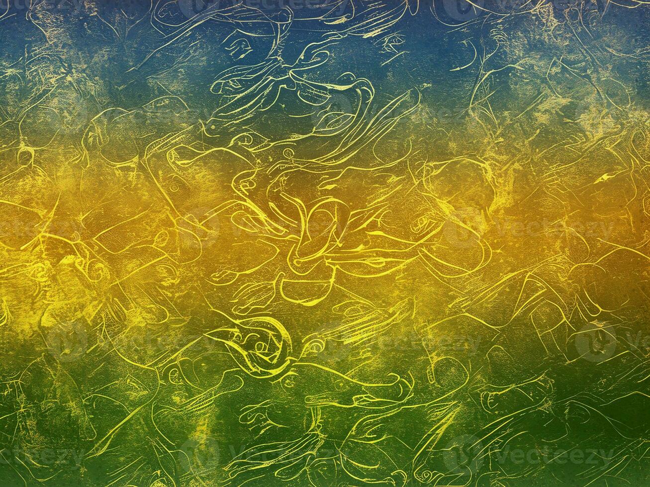 Golden gradient grunge effect background design photo