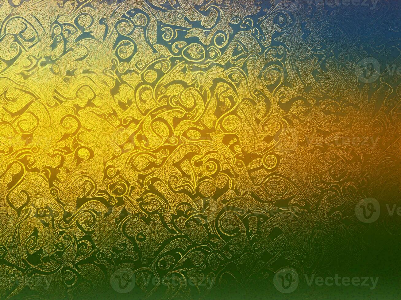 Golden gradient grunge effect background design photo