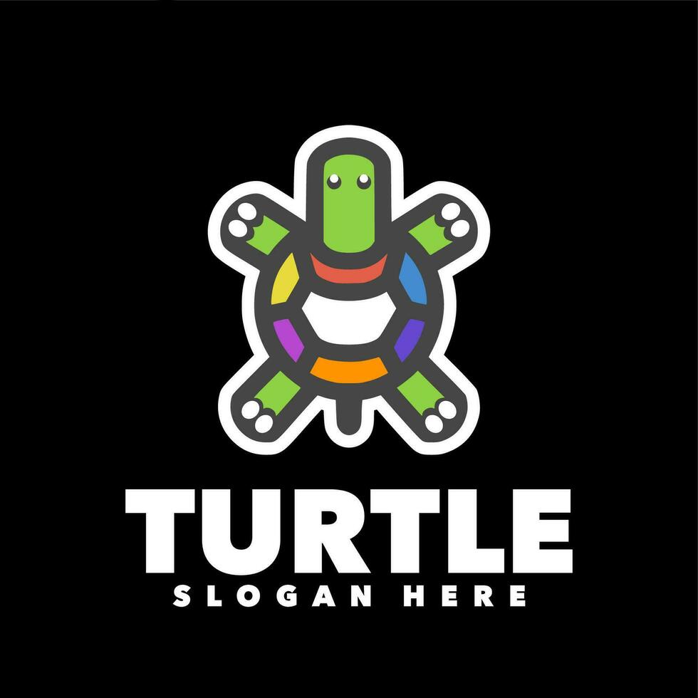 Turtle simple logo 26821450 Vector Art at Vecteezy