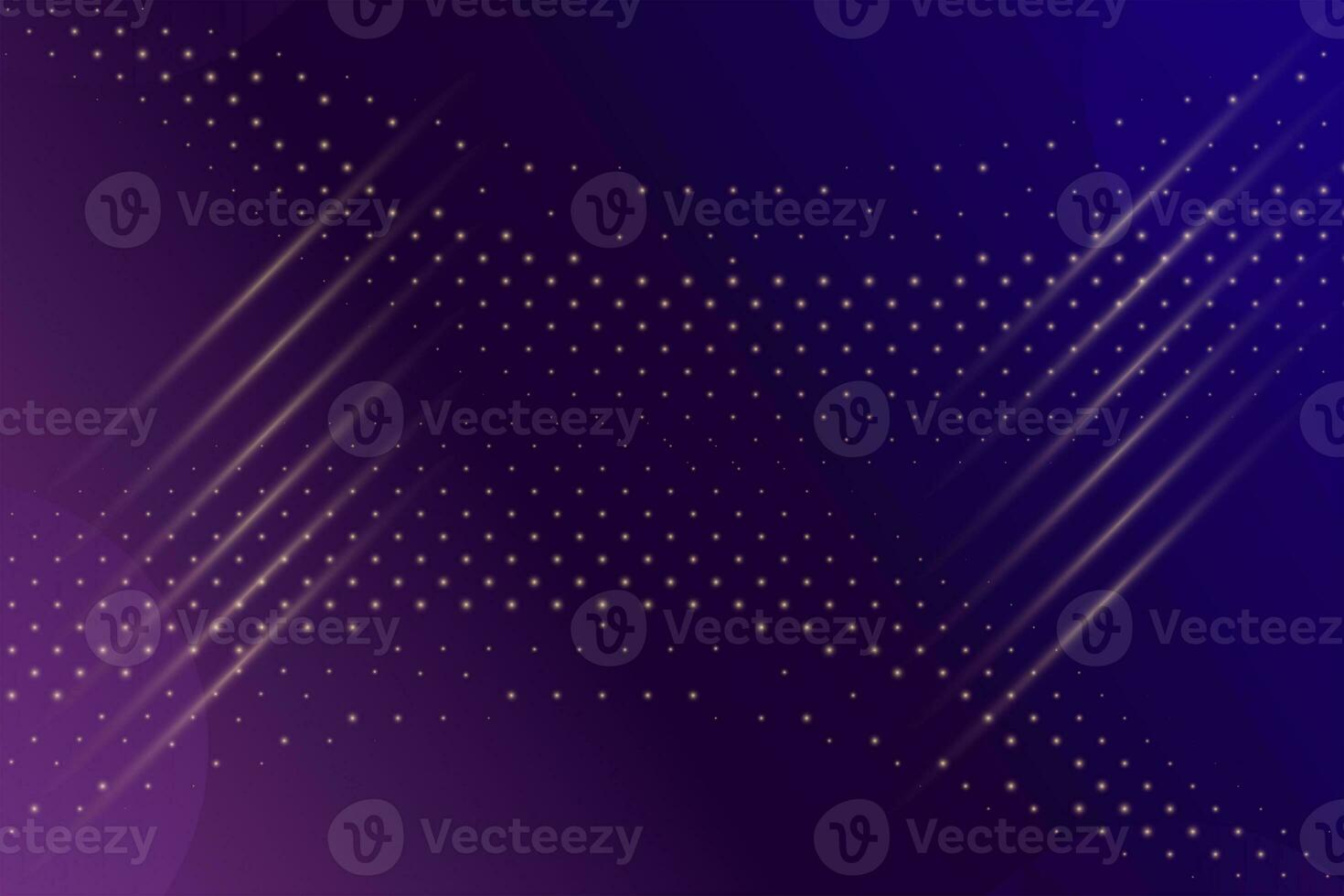 Digital gradient dark abstract graphic background illustration with neon line bright lights. photo