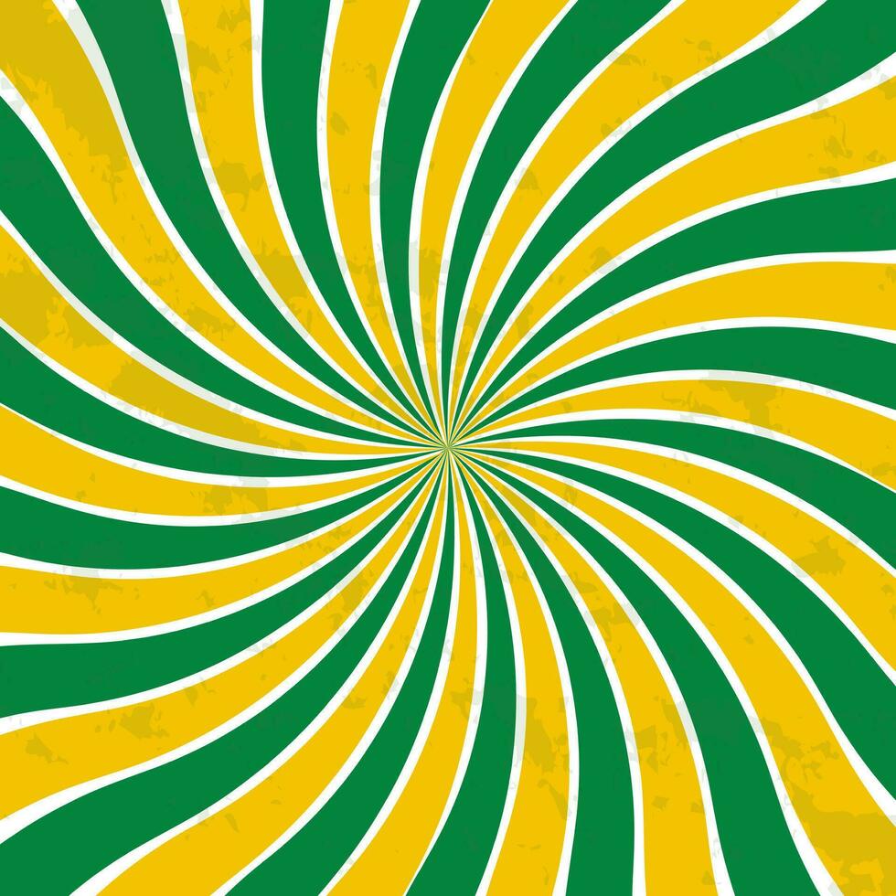 Sun rays background, psychedelic wavy retro 60s 70s design. Fun hippie background. Vector wallpaper templates. Circus poster template