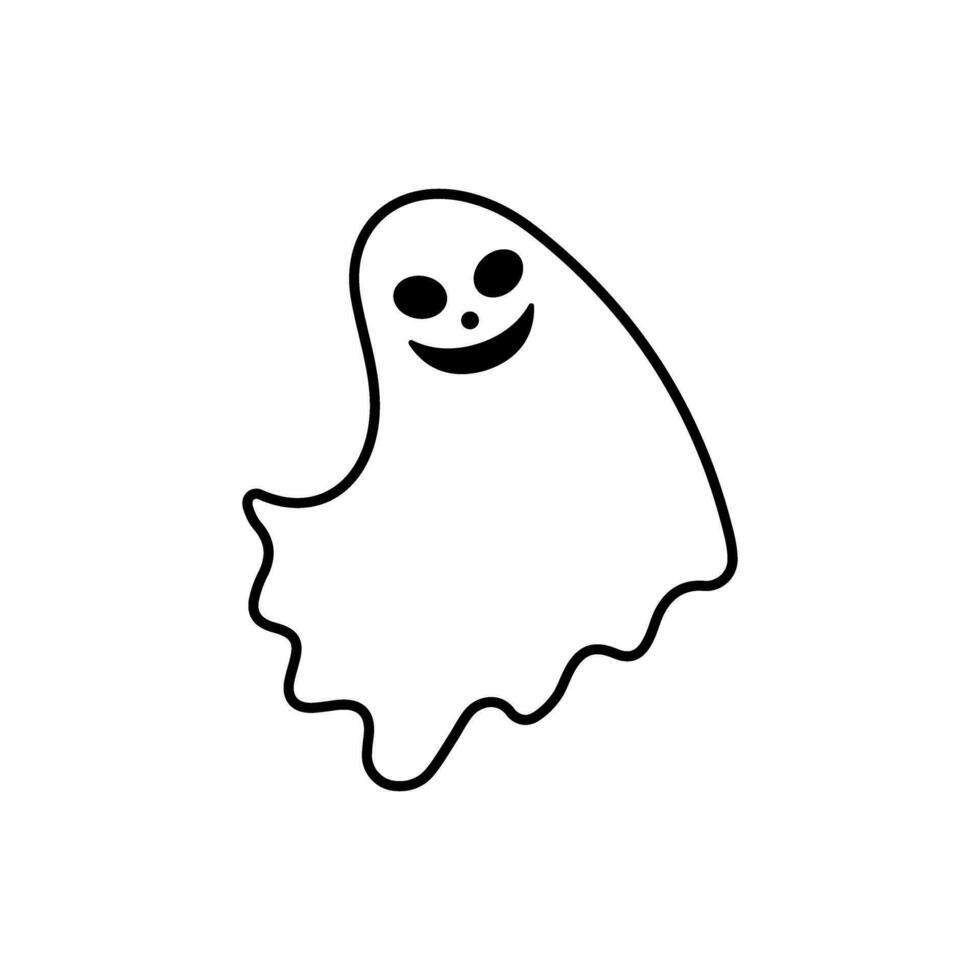 Ghost icon vector. Phantom illustration sign. Specter symbol. Halloween logo. Spirit mark. vector