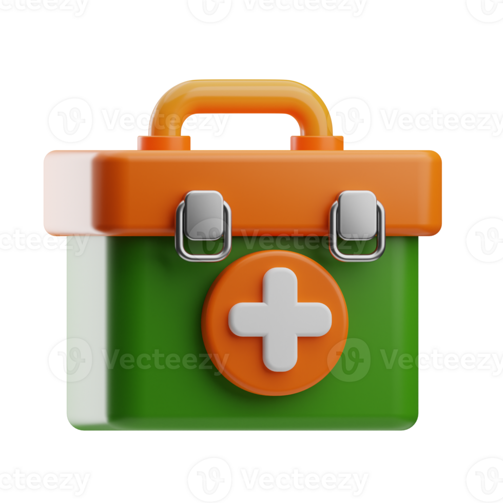 military First Aid Kit illustration 3d png