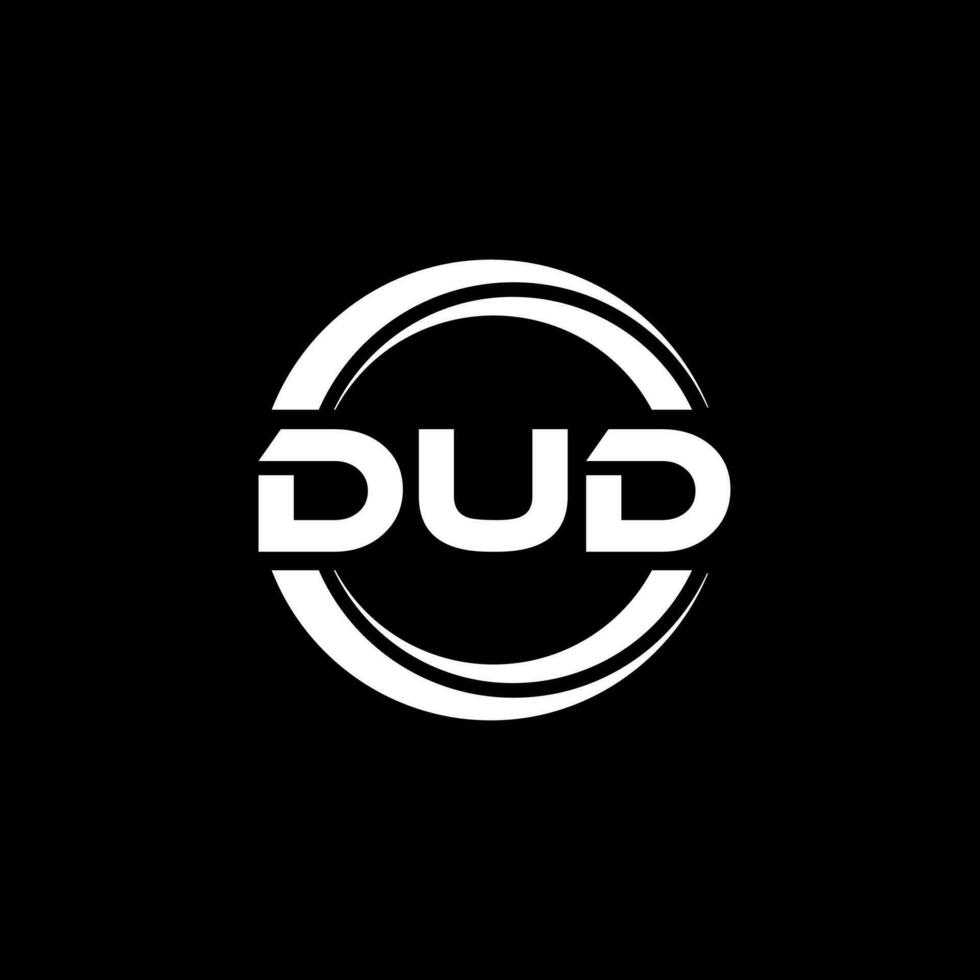 DUD Logo Design, Inspiration for a Unique Identity. Modern Elegance and Creative Design. Watermark Your Success with the Striking this Logo. vector