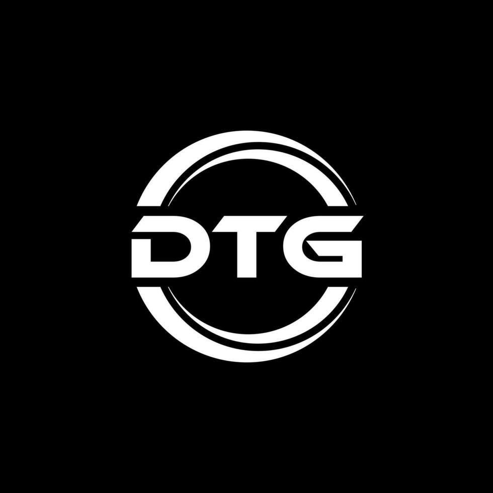 DTG Logo Design, Inspiration for a Unique Identity. Modern Elegance and Creative Design. Watermark Your Success with the Striking this Logo. vector