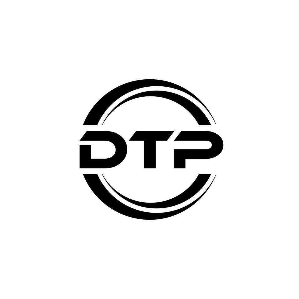 DTP Logo Design, Inspiration for a Unique Identity. Modern Elegance and Creative Design. Watermark Your Success with the Striking this Logo. vector