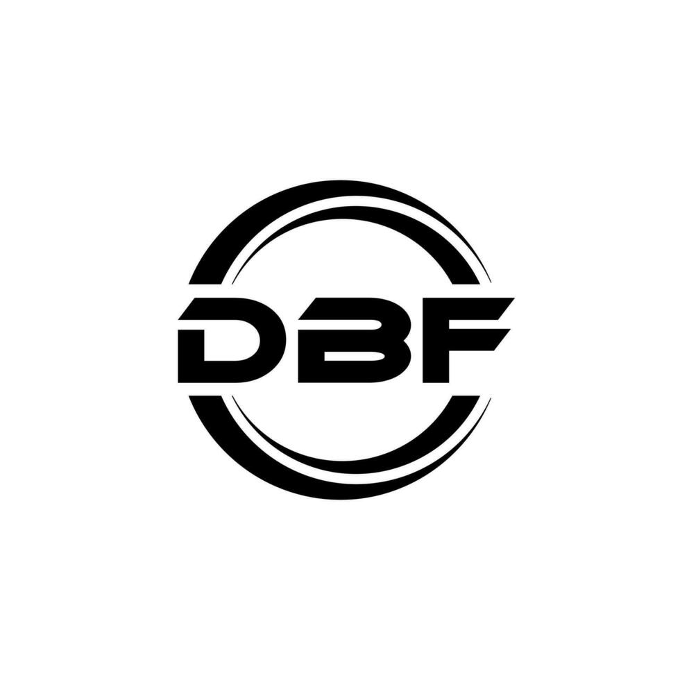 dbf logo diseño, inspiración para un único identidad. moderno elegancia y creativo diseño. filigrana tu éxito con el sorprendentes esta logo. vector