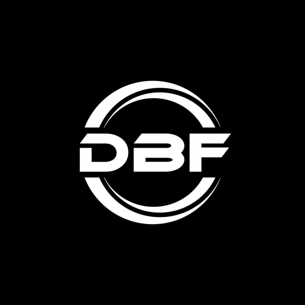 dbf logo diseño, inspiración para un único identidad. moderno elegancia y creativo diseño. filigrana tu éxito con el sorprendentes esta logo. vector