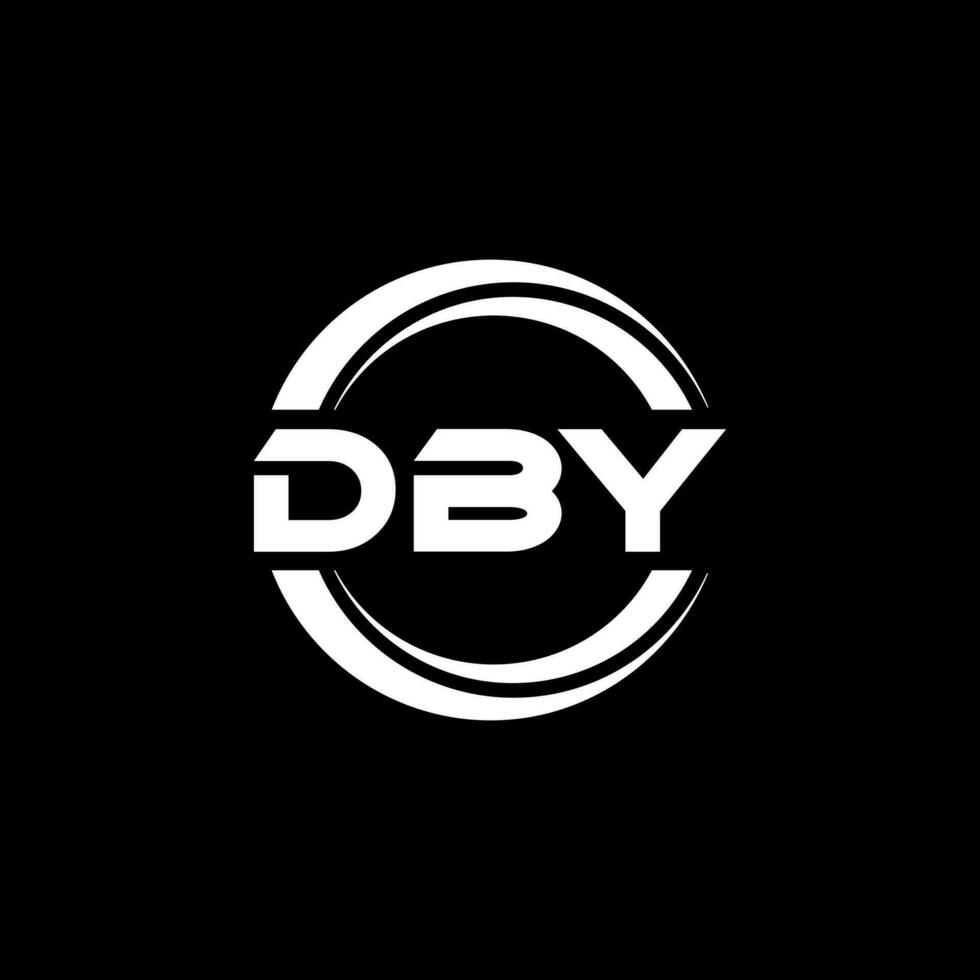 DBY Logo Design, Inspiration for a Unique Identity. Modern Elegance and Creative Design. Watermark Your Success with the Striking this Logo. vector