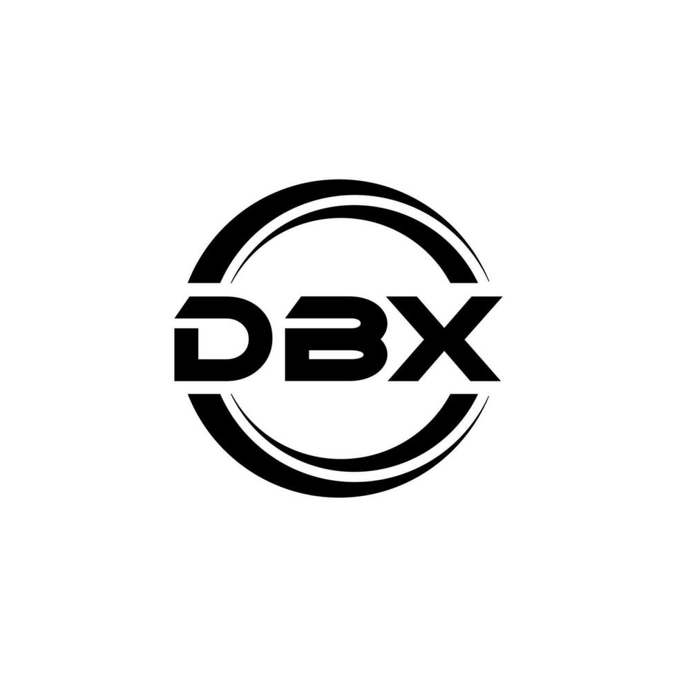 dbx logo diseño, inspiración para un único identidad. moderno elegancia y creativo diseño. filigrana tu éxito con el sorprendentes esta logo. vector
