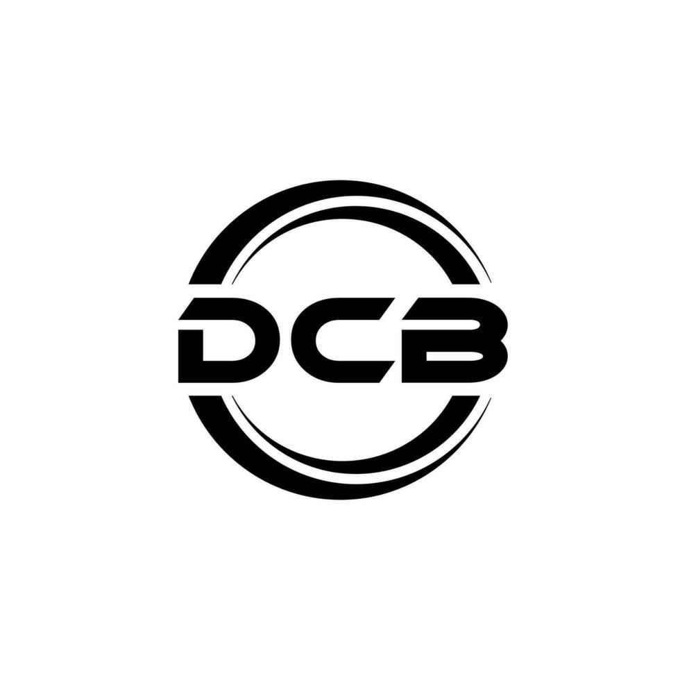 dcb logo diseño, inspiración para un único identidad. moderno elegancia y creativo diseño. filigrana tu éxito con el sorprendentes esta logo. vector