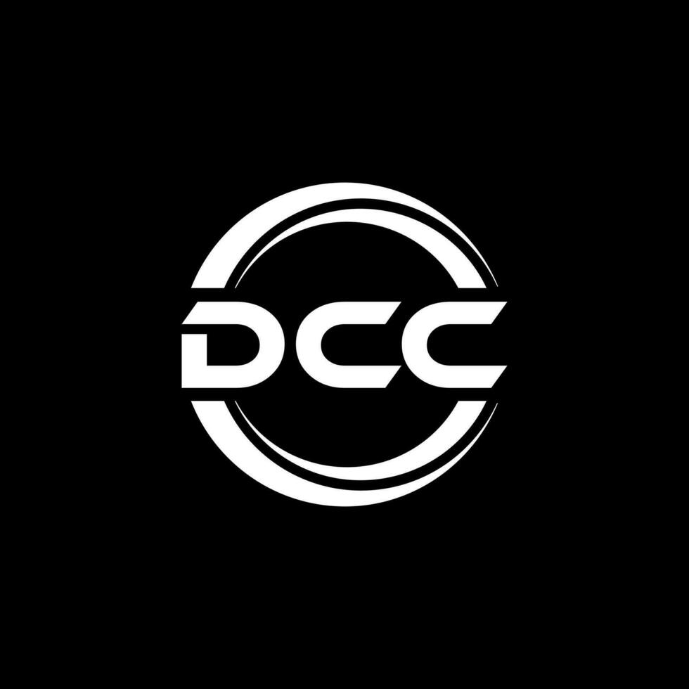 DCC Logo Design, Inspiration for a Unique Identity. Modern Elegance and Creative Design. Watermark Your Success with the Striking this Logo. vector
