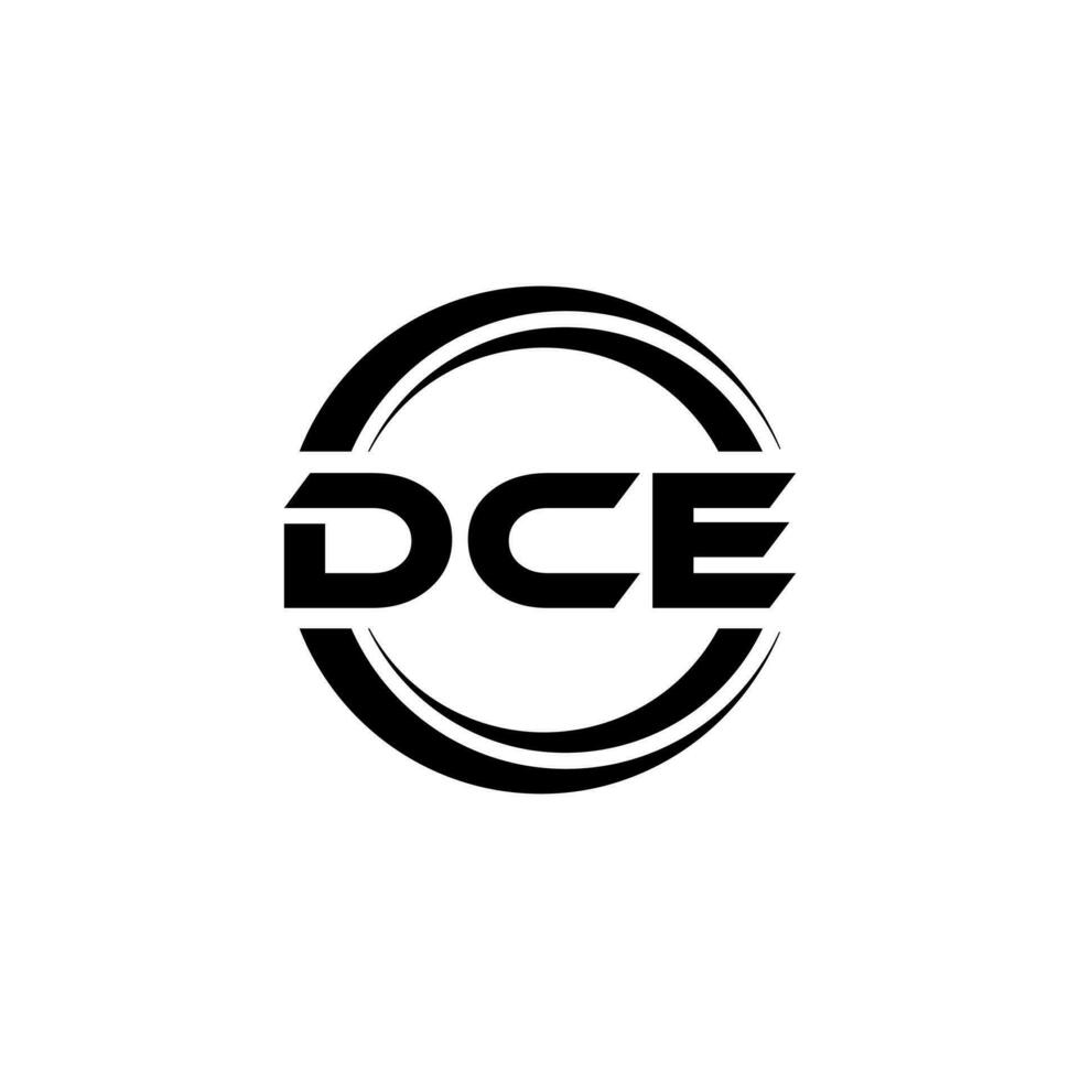 DCE Logo Design, Inspiration for a Unique Identity. Modern Elegance and Creative Design. Watermark Your Success with the Striking this Logo. vector