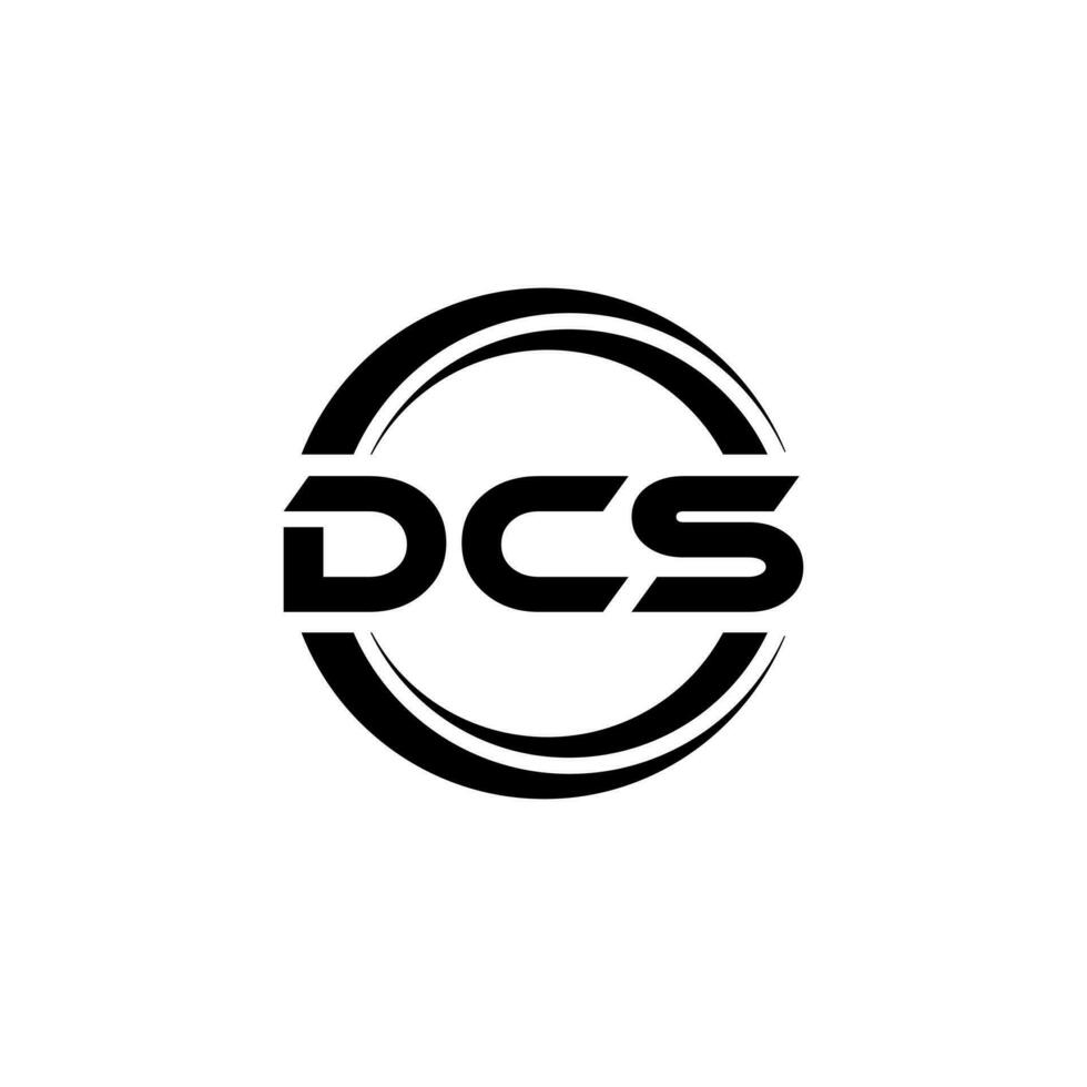DCS Logo Design, Inspiration for a Unique Identity. Modern Elegance and Creative Design. Watermark Your Success with the Striking this Logo. vector