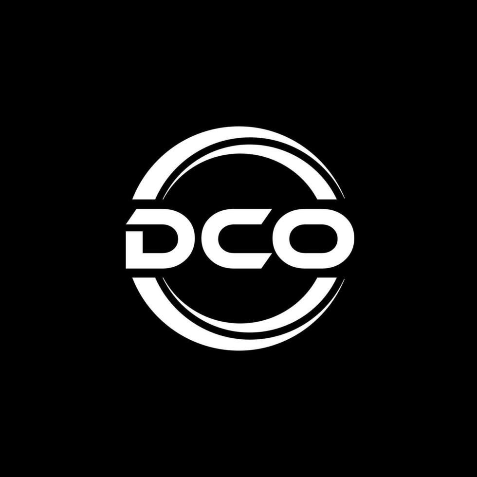 dco logo diseño, inspiración para un único identidad. moderno elegancia y creativo diseño. filigrana tu éxito con el sorprendentes esta logo. vector