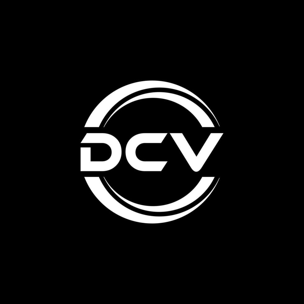 DCV Logo Design, Inspiration for a Unique Identity. Modern Elegance and Creative Design. Watermark Your Success with the Striking this Logo. vector